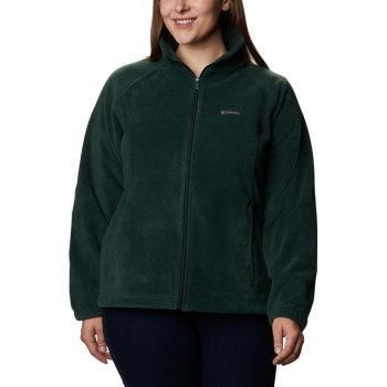 Columbia Jas Dames, Benton Springs Full Zip Plus Size Groen, 06SZPCWNG